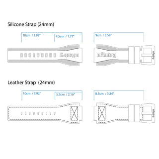 24mm watch strap size