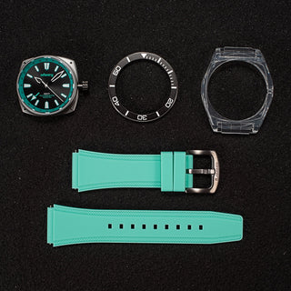 Infantry Automatic Mechanical Men's Watch - Teal waterproof MOD44-GMT-TB-05