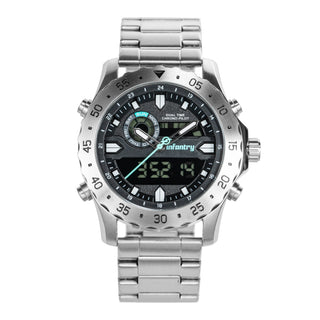 Infantry_Digital_Analog_Dual_Display_Men_s_Watch_-_Black_Silver_waterproof FS-012-S-S