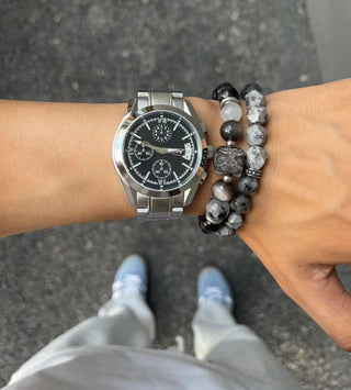 infantry chronograph mens watch waterproof IN-BK-S-S-01