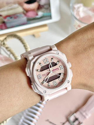 infantry dual time watch pink REVO-AD-42PINK