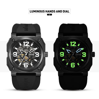 infantry revolution skeleton mechanical watch waterproof REVO-SKL-03-V2-06