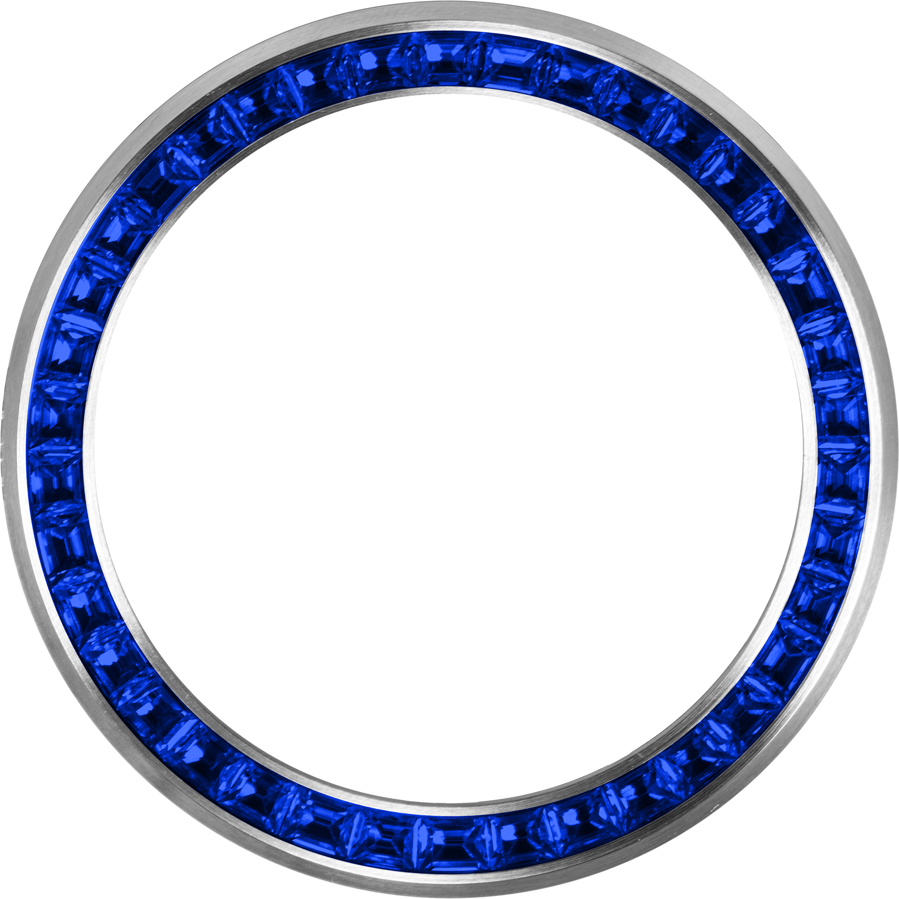 MOD 44 watch ring - BLUE GEMSTONE/ SILVER RING
