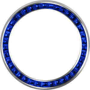 MOD 44 watch ring - BLUE GEMSTONE/ SILVER RING