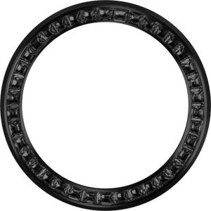 MOD 44 watch ring - GEMSTONE BLACK RING