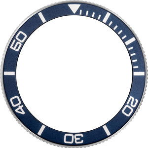 MOD 44 watch ring - DIVER SILVER/ BLUE RING