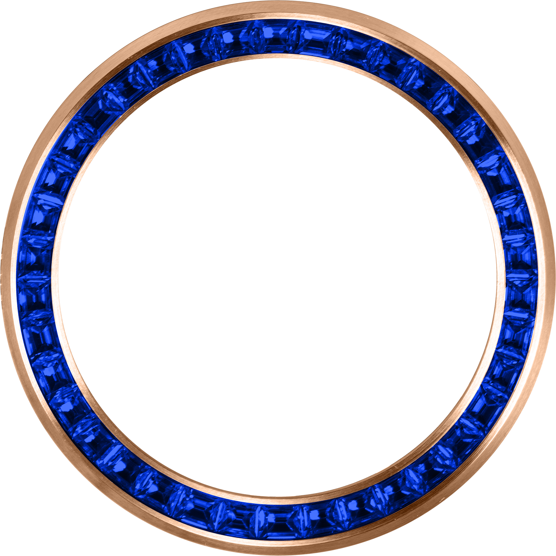 MOD 44 watch ring - BLUE GEMSTONE/ GOLD RING