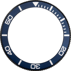 MOD 44 watch ring -DIVER BLACK/ BLUE RING