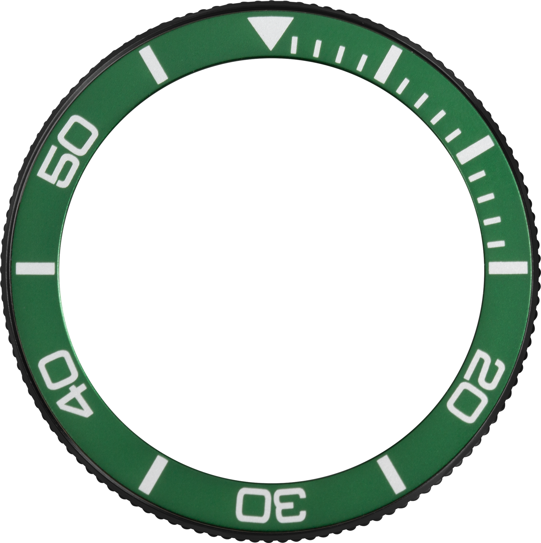 MOD 44 watch ring -DIVER BALCK/ GREEN RING
