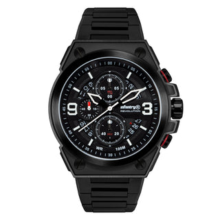 Infantry_Chronograph_Men_s_Watch_-_Black_Silver_waterproof IN-CHR-BLK-BS