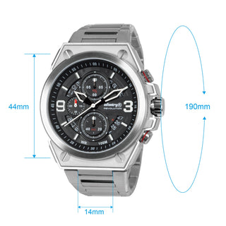 Infantry_Chronograph_Men_s_Watch_-_Black_Silver_waterproof IN-CHR-S-S-05