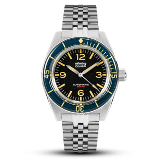 Infantry Diving Men's Watch - Navy, Green waterproof_DIV-001-BLU