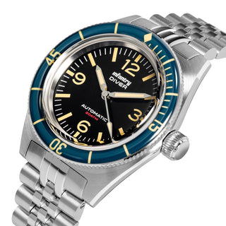 Infantry_Diving_Men_s_Watch_-_Navy_Green_waterproof_DIV-001-BLU 01