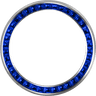 Bague en argent et pierre précieuse bleue