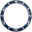 Plongeur bleu / Lunette argentée