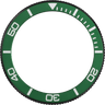 Diver Green / Black Ring