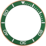 Diver Green / Gold Ring