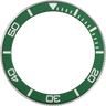Diver Green / Silver Ring