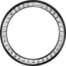 Bague en argent et pierre précieuse noire