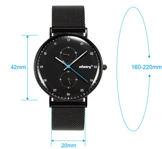 Infantry_Milimalist_Men_s_Watch_-_Silver_Black_waterproof IN-DG-BLK-03