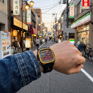 Infantry x kamen rider digital watch Roborider on wrist  INP-KR3-LTE-05