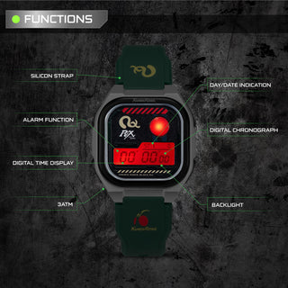Infantry x kamen rider digital watch black RX function INP-KR2-LTE-03