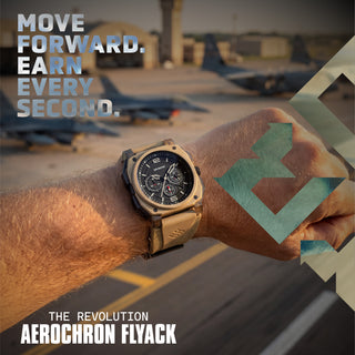 REVO47-CHR01 chronograph military watch poster