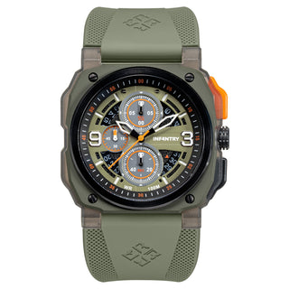 Revolution AeroChron Core chronograph tactical watch fashion green REVO47-CHR02-GY-GNR-01
