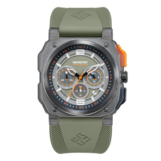 Revolution AeroChron aviation watch green REVO47-CHR01-GY-GNR
