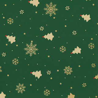 free gift wrap green