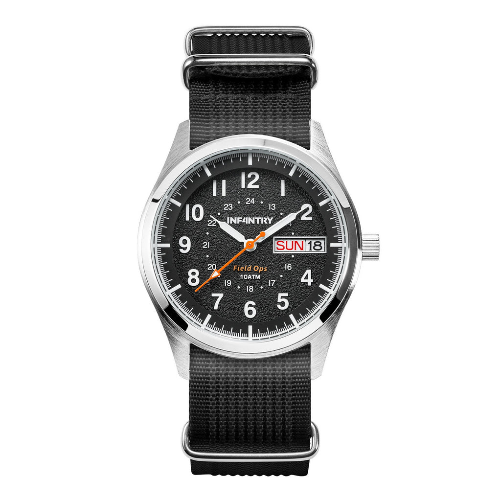 Military Field Watch | 100M, Stainless Steel, Sapphire | Infantry®