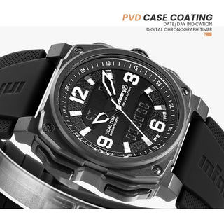 infantry analog digital dual time military watch REVO-AD-03-3