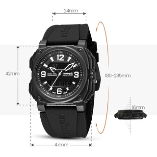 infantry analog digital dual time military watch REVO-AD-03-8