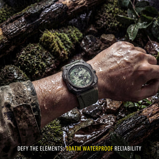 infantry automatic military watch camo waterproof REVO47-CAMO01-GN