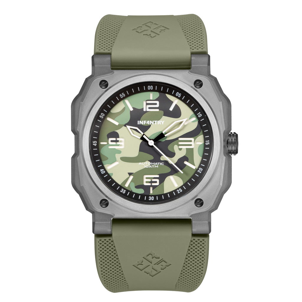 REVOLUTION StealthOps Camo Automatic Military Watch | Infantry®