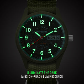 infantry military field watch glow in the dark REVO-FW01