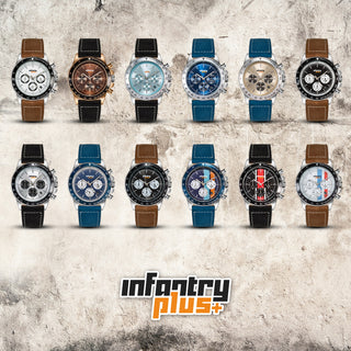 infantry plus chronograph racing watch INP-002-SET