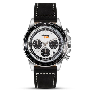 infantry plus chronograph racing watch black INP-002-07