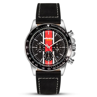infantry plus chronograph racing watch black INP-002-11