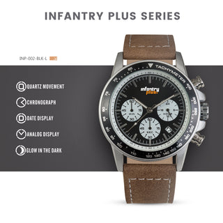 infantry plus chronograph racing watch fuction INP-002