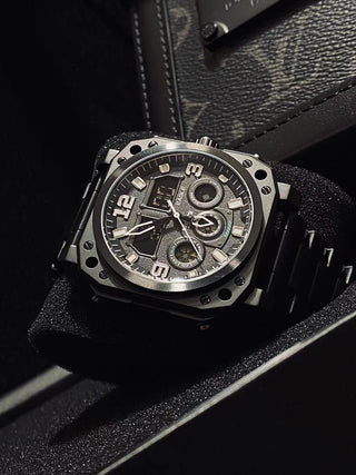 infantry revolution analog digital watch waterproof FS-011-BLK-BS-01
