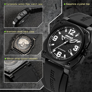 infantry revolution automatic mechanical watch material REVO-AUTO-03