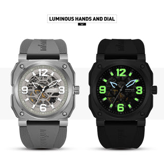 infantry revolution skeleton mechanical watch grey REVO-SKL-04-V2-06