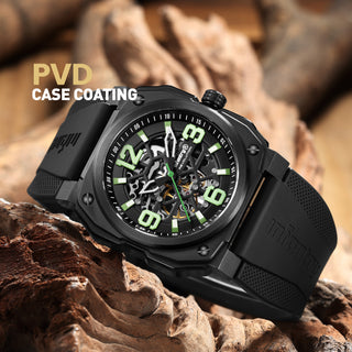 infantry revolution skeleton mechanical watch waterproof REVO-SKL-06-V2-03