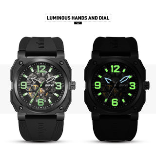 infantry revolution skeleton mechanical watch waterproof REVO-SKL-06-V2-06