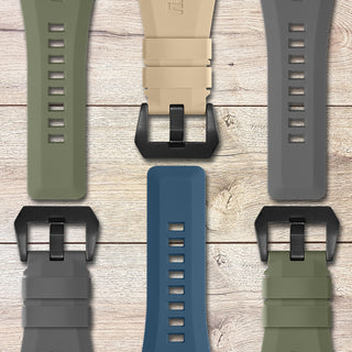 infantry rubber watch strap 24mm BR01-R
