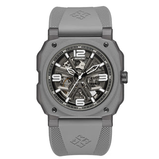 infantry skeleton mechanical watch grey REVO47-SKL01-GY-01