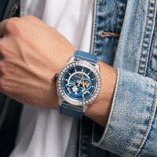 infantry x monoply modular automation mechanical watch on wrist MOD44-MP-01-04