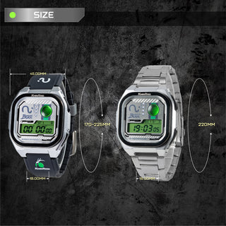 kamen rider digital watch black set extra strap size INP-KR-SP2-SET