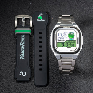 kamen rider digital watch shadow moon set extra strap INP-KR2-02